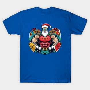 Santa’s Shield: A Christmas Defender T-Shirt